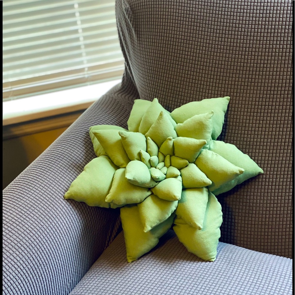 Succulent and Monstera Leaf Pillows
